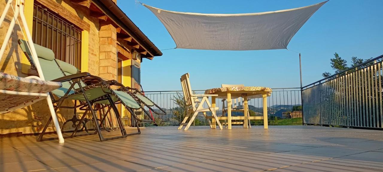 La Terrazza In Collina Apartment Monte Orsello Bagian luar foto